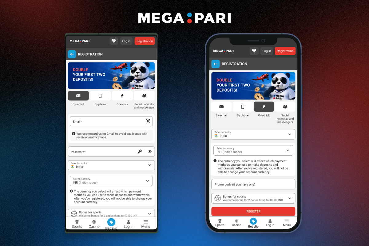 Megapari Mobile Registration